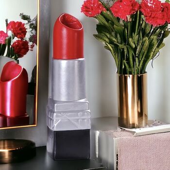Large Luxury Lipstick Shape Vase, 7 of 10