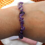 Amethyst Chip Bracelet – Calm, Protection And Balance, thumbnail 1 of 6
