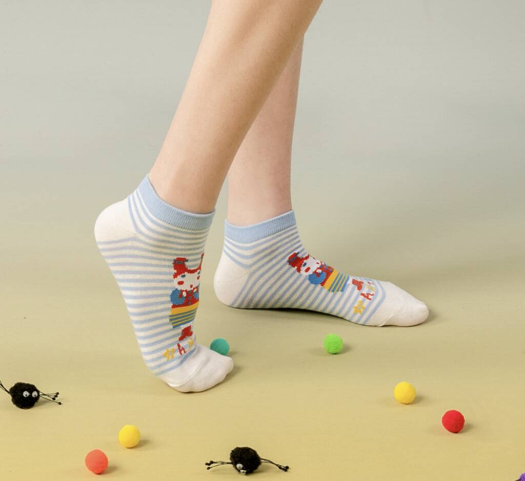 Cute Blue Stripe Socks By GY Studios