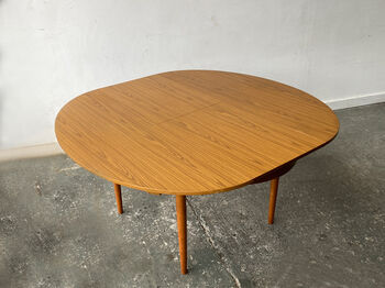 Mid Century Formica Extending Dining Table By Schreiber, 6 of 12