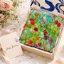 Colourful Wildflower Meadow Scarf Gift For Her — Personalised Gift Card And Gift Box Option, thumbnail 1 of 12