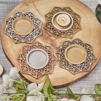 Geometric Tealight Candle Holders, 2 of 4