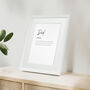 Personalised Dad Family Keepsake Framed Print, thumbnail 8 of 11