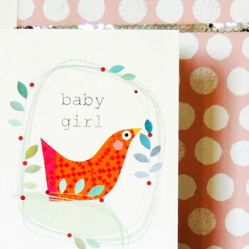 Baby Girl Greetings Card, 4 of 5