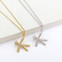 Gingerbread Man Necklace, thumbnail 1 of 3