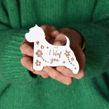 Personalised Pet Dog Breed Hanging Keepsake Mothers Day Gift, 5 of 12