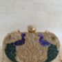 Gold Peacock Clutch Bag, thumbnail 5 of 9