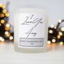 Personalised 'I Love You' Soy Wax Scented Candle, thumbnail 5 of 10