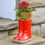 Personalised Welly Plant Pot Gift, thumbnail 3 of 11