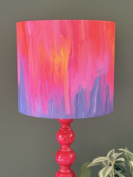 Persian Abstract Brushstrokes Lampshade, 7 of 9