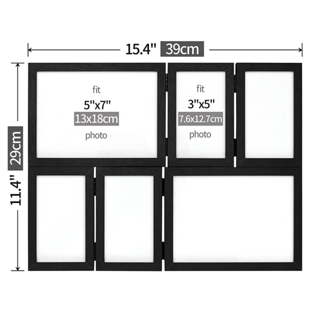 Multiple Picture Frames 5x7 3x5 For Wall And Tabletop By Momentum