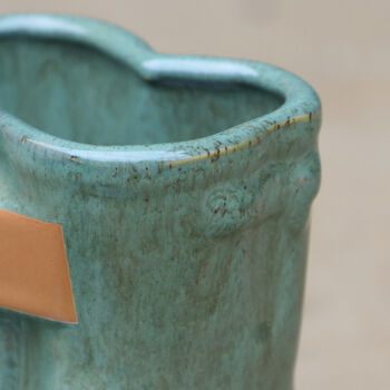 Personalised Green Welly Boots Planter, 4 of 9