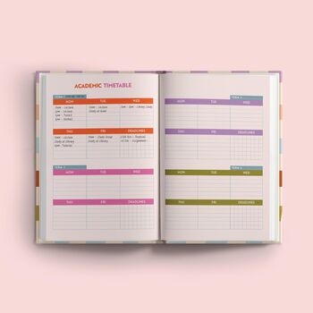 2024 2025 Academic Diary | A5 Hardcover | Checks, 7 of 9
