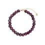 Autumn Rose Glass Beaded Bracelet, thumbnail 1 of 4