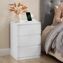 Set Of One/Two Bedside Table With Charging Station, thumbnail 1 of 12