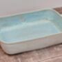 Sea Blue Rectangular Baking Dish, 40cm, thumbnail 3 of 4