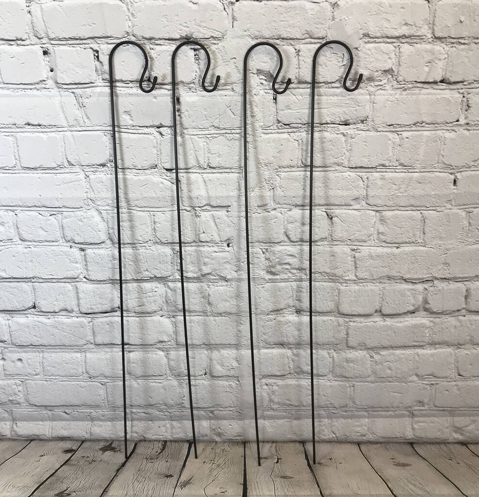 Four Shepherds Crook Garden Border Hooks 1m By Garden Selections