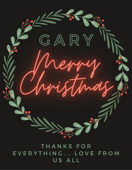 Personalised Christmas Craft Lager Gift, 11 of 11