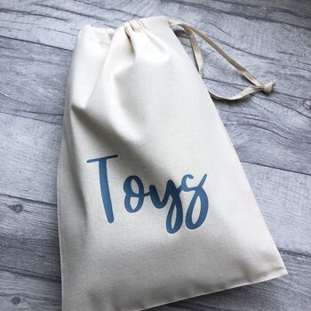 Personalised Toys Drawstring Children's Storage Bag, 5 of 5