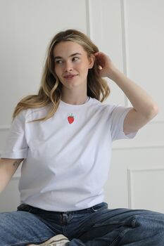 Mini Strawberry T Shirt, 2 of 4