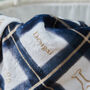Personalised Dogs Checked Fleece Blanket, thumbnail 2 of 4