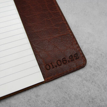 Personalised Refillable A5 Leather Journal, 4 of 8