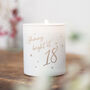 18th Birthday Gift For Her Shining Bright Candle, thumbnail 1 of 11