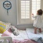 Personalised Fairy Light Wreath Two Lines, thumbnail 1 of 8