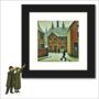 Framed 'Parcel Man' Print. Lowry Style, thumbnail 1 of 4
