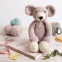 Teddy Bear Crochet Kit + Crochet Pocket Book, thumbnail 1 of 10