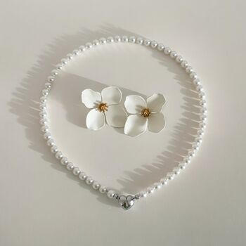 Classic Swarovski Pearl Necklace, 3 of 3