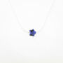 Lapis Lazuli Star Silver Or Gold Necklace, thumbnail 3 of 5