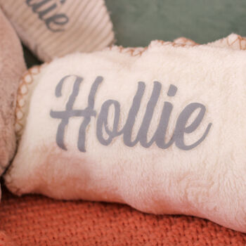 Personalised Rabbit And Matching Blanket Soft Toy, 4 of 12