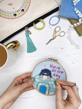 Have An Ice Day Cross Stitch Kit, 8 of 9