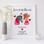 Personalised Engagement Gift Print, thumbnail 6 of 7