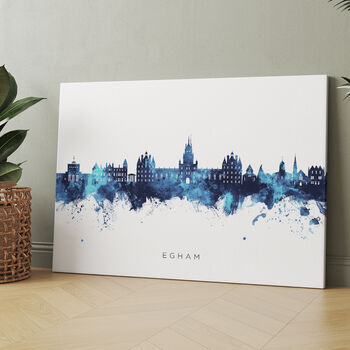 Egham Skyline Cityscape Art Print, 7 of 12