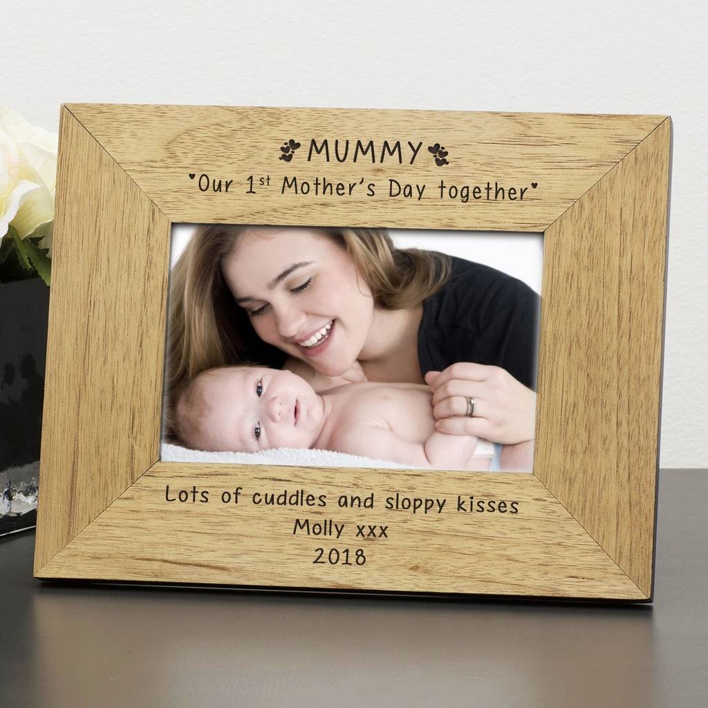 DIY Mothers day photo frame - This crafty family - crafts for kids.