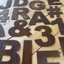 Make Any Word , Rusty Metal Letters A To Z Signs For Home And Garden, thumbnail 1 of 12