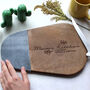 'Mum's Kitchen' Wood/Marble Personalised Chopping Board, thumbnail 2 of 5