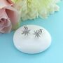Starburst Zircon Stud Earrings, thumbnail 1 of 2