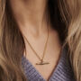 Personalised Large Albert T Bar Necklace, thumbnail 1 of 5