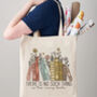 Book Girly Bookclub Lover Tote Bag Gift Letterbox Gift, thumbnail 1 of 3