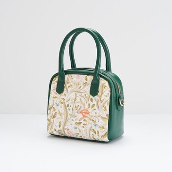 Eloise Mini Bowling Bag Iris Green, 3 of 6