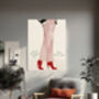 Japanese Fashion Shoes Art Print, thumbnail 4 of 4
