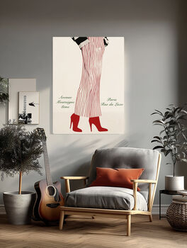 Japanese Fashion Shoes Art Print, 4 of 4