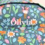 Personalised Fairies Children's School Travel Backpack, thumbnail 2 of 3