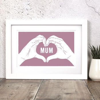 Personalised Hand Heart Print, 3 of 3