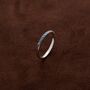 Silver 2mm Turquoise Stone Band Ring, Engraved Rings, Minimalist Rings, Dainty Rings For Men And Women, thumbnail 2 of 10
