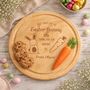 Easter Gift For Children Personalised Easter Bunny Treat Board, thumbnail 1 of 7