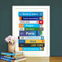 Personalised Travel Memories Print, thumbnail 1 of 5